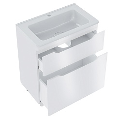 Vivon Тумба с раковиной Shelly 70 белая – фотография-13